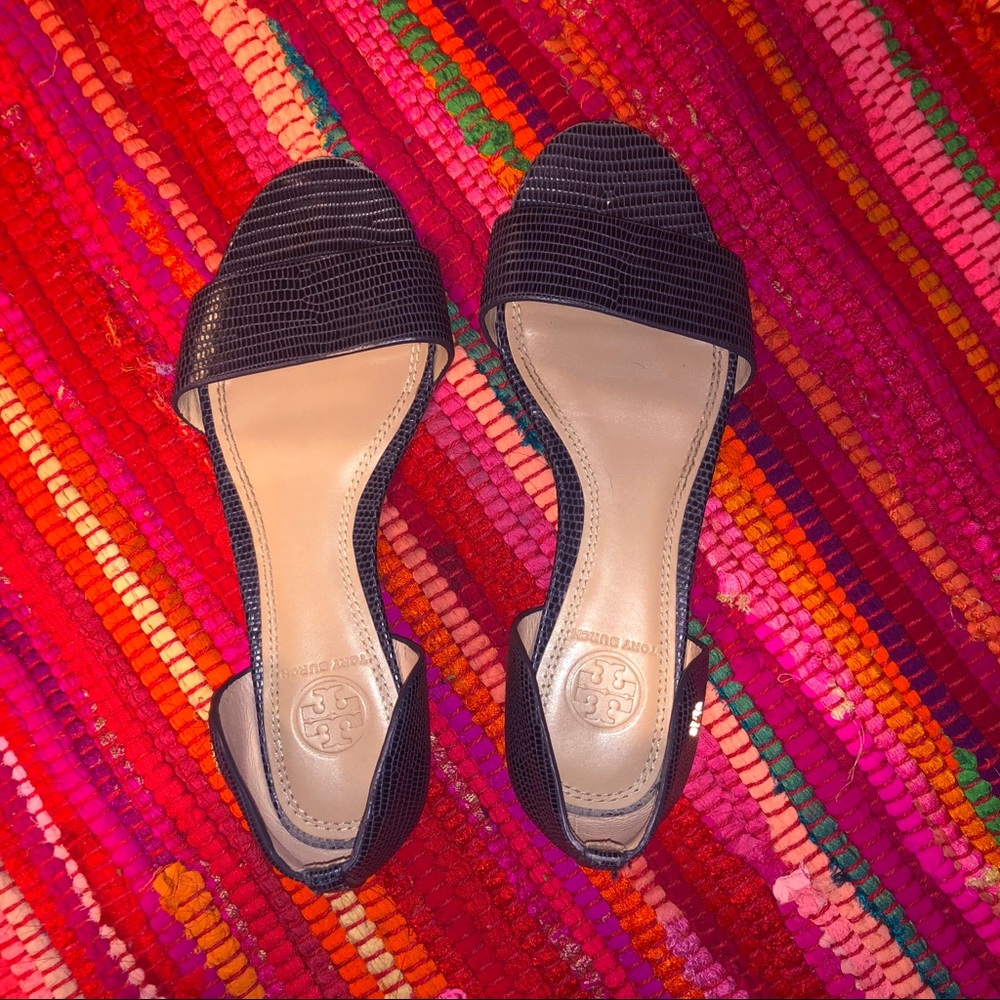 Tory Burch Snakeskin Sandals 6